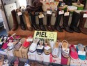 Shoes for sale in an open air stall
